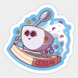 Milk and Cereal! Sticker